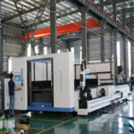 Mesin Pemotong Laser Gentian 1kw 1.5kw 2kw Untuk Memotong Lembaran Logam 3000x1500mm