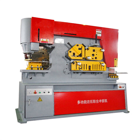 Pembuatan Mesin Pekerja Besi CNC Menebuk dan Menggunting untuk Dijual Mesin Produk Logam Penekan Hidraulik China