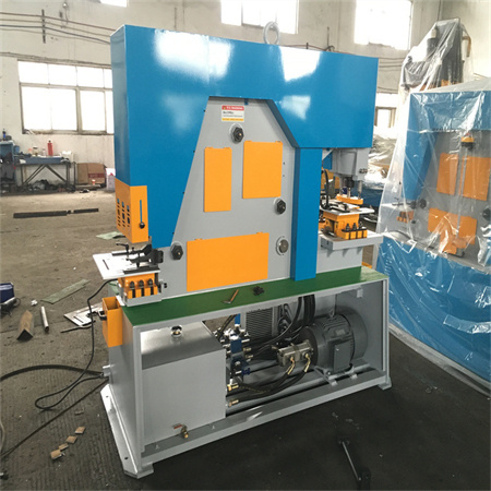Q35Y-50 Pekerja Besi Hidraulik untuk Penebuk Plat dan Gunting Besi Sudut Mesin Tekan Hidraulik CNC 12 CE