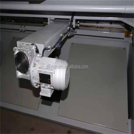 Meja gelongsor Accurl gergaji mesin ricih guillotine jentera kepingan logam dengan Sistem CNC