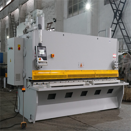 Mesin Gunting Logam Lembaran Keluli Karbon CNC Guillotine Dikendali Kaki Untuk Dijual